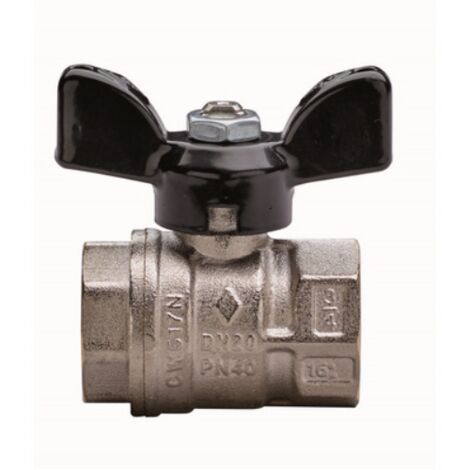 Valvola A Sfera Con Leva - Attacco Femmina/Femmina 2" - Ottone Cromato - Foto 13