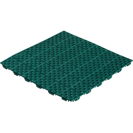 PAVIMENTO IN PP CM.56X56  DRENANTE VERDE- 14,0 pz
