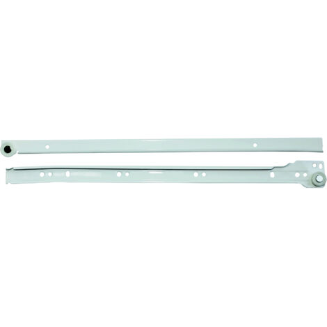 GUIDA PER CASSETTI ACCIAIO 40 CM LACCATO BIANCO- 25,0 coppie