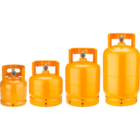 BOMBOLA PER GAS VUOTA CON RUBINETTO kg. 2 (lt. 4,8)