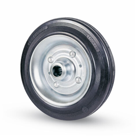 Ruota Utilia In Gomma Per Carrelli Portasacchi &oslash; 200 Mm