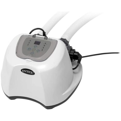 Intex – Clorinatore per piscina 5 gr/h – Sistema alghicida e autopulente – Per pompe filtro 2650-11355 lt/h – Produzione cloro da sale non iodato (1/5)