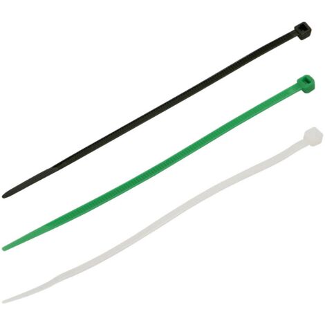 FASCETTA A STRAPPO PER CABLAGGIO mm 2,5 x 100 - verde  - UNIKO