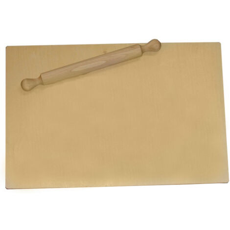 Asse Da Pasta Spianatoia In Legno Di Tiglio E Faggio 50 X 70 Cm - Foto 9