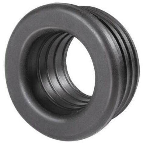 MORSETTO IN GOMMA NERA PER CURVE TECNICHE D. 46 Diam. Int. 30/35 mm G.M.P
