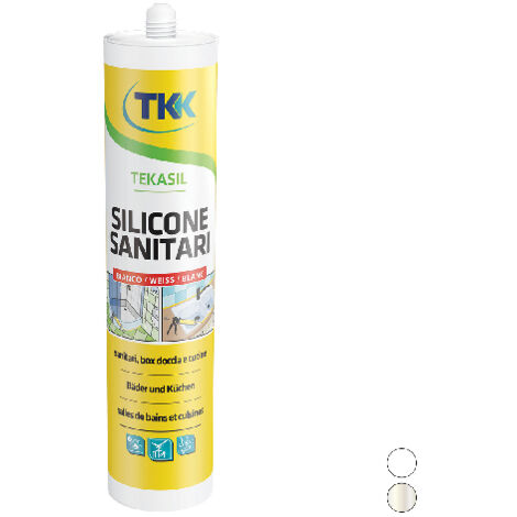 SILICONE ACETICO ANTIMUFFA PER SANITARI DIANHYDRO 280 ml - Trasparente TKK
