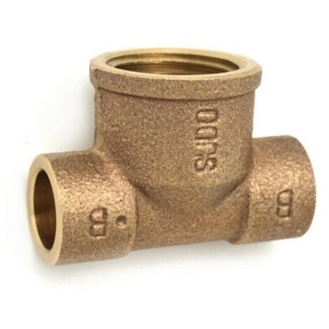 TEE BRONZO  F.  A SALDARE 1/2 x 12 FRABO