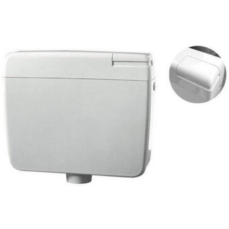 Cassetta Scarico PVC Ad Angolo CR - Bianca, Completa Di Accessori, Risparmio Idrico