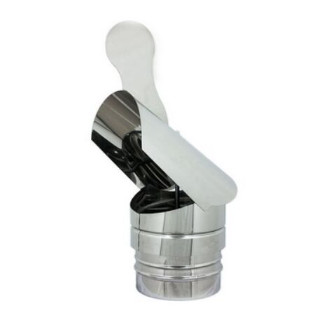 TERMINALE GALLO TONDO INOX Diam. 250 DK
