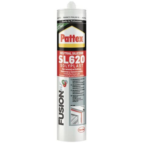 Henkel sigillante neutro serramenti ed edilizia pattex fusion sl620 ml. 300 - grigio ral 7011 (12 pezzi) - Henkel
