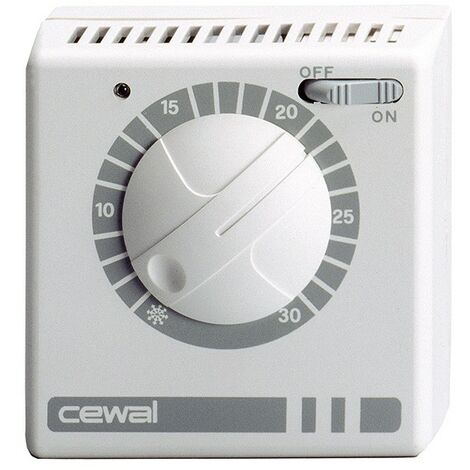 TERMOSTATO AMBIENTE ELETTROMECCANICO A MEMBRANA MODELLO RQ 250 V CEWAL SPA (1/2)