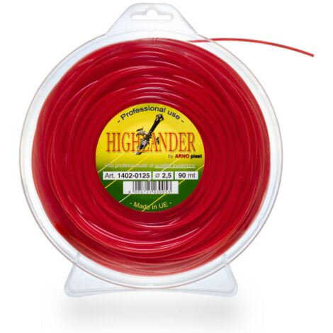 Filo Per Decespugliatore Eyerayo - 2mm X 50m, Nylon Resistente, Per Tagliabordi A Benzina Ed Elettrici