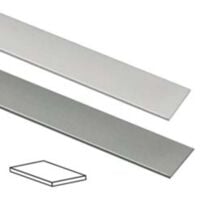 Profili per pavimenti, Angolare alluminio anodizzato argento 20X20X1 mm.