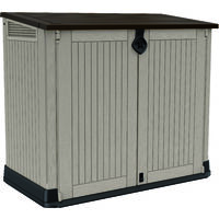 Keter baule porta attrezzi da giardino 'store in out midi' cm. 132x71,5x113,5 h col. beige - Keter