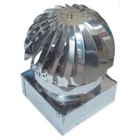 Ventolino girevole base quadra inox aisi 304 cm 42x42 Zincogroup