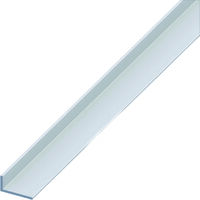 Alfer profilo angolare alluminio (lati disuguali) bianco mm. 30x15x1 mt. 2  (5 pezzi) - Alfer