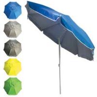 OMBRELLONE DA SPIAGGIA IN POLIESTERE CM.200 ø cm.200 verde fluo VETTE