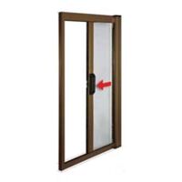 ZANZARIERA KIT A MOLLA PER PORTA FINESTRA NON FRIZIONATA BRONZO cm.160x250h. VETTE