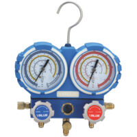 GRUPPO MANOMETRICO ANALOGICO A 2 VIE PER CONDIZIONAMENTO R32-R410A-R407C-R134A - R32 -R410A -R417C -R134A - - GER