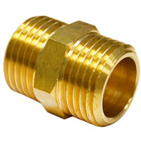 NIPLES IN OTTONE PER TUBI GAS E ACQUA 1/2 ATON