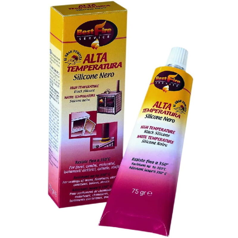 Gubuyi Silicone Nero per Auto,Silicone Alte Temperature, Sigillare Carrozzerie,Resistente alle Alte e Basse Temperature, utilizzato per incollare e sigillare i finestrini delle Auto