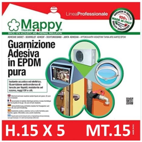 Guarnizione adesiva mappymusstik, larghezza 10, spessore 5 mm