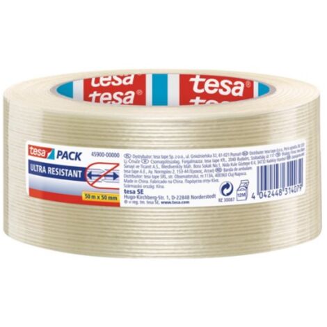 Nastro Americano Compatto Prendeluz - 50mm X 10m, Bianco, Tessuto Rinforzato, Resistente Acqua