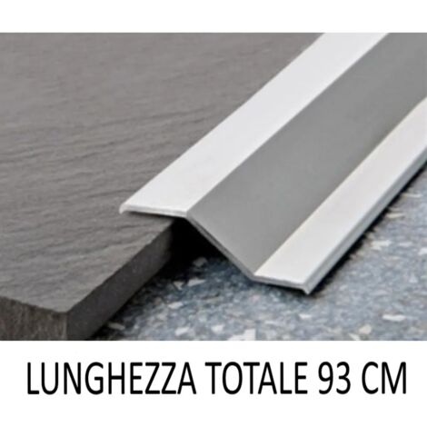 PASSATOIA ADESIVA CM.93 A GRADINO "Z" ALLUMINIO ANODIZZATO