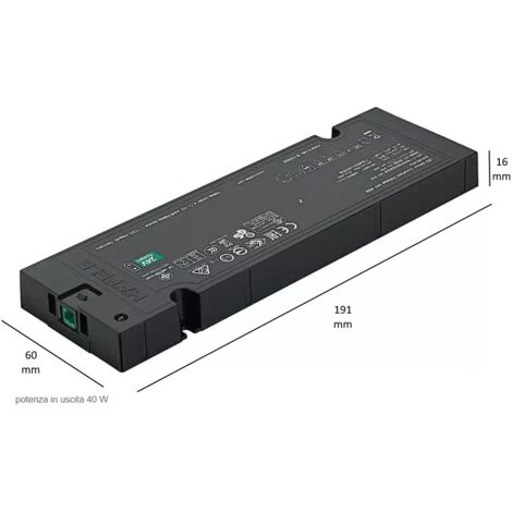 DRIVER PER LED 24Volt 40Watt HAFELE LOOX5 SENZA CAVO E SPINA EU 833.95.010 (1/2)
