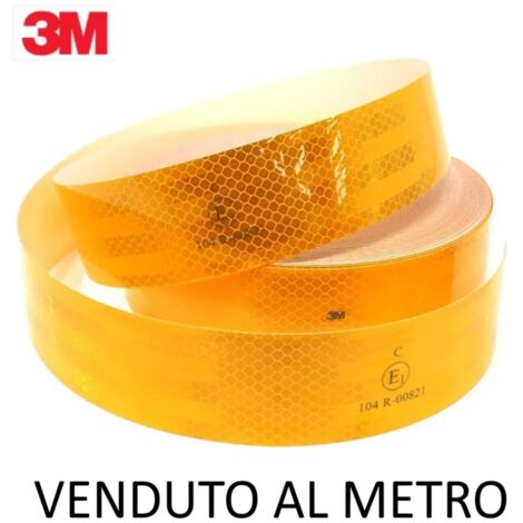 NASTRO 3M CATARINFRANGENTE GIALLO ADESIVO LARGO 55 MM VENDUTO AL METRO