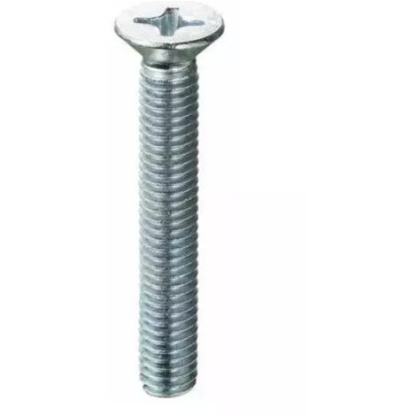 VITE PER METALLO TESTA SVASATA PIANA IN FERRO ZINCATO DIAMETRO 4 mm - LUNGHEZZA 8 mm
