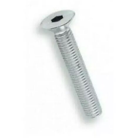 VITE PER METALLO TESTA SVASATA ESAGONO INCASSATO IN FERRO ZINCATO  DIAMETRO 8 MM - LUNGHEZZA 35 MM