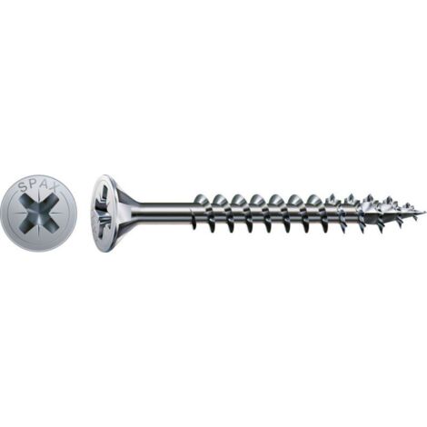 VITE SPAX TESTA SVASATA CROCE TUTTO FILETTO WIROX D.4,5X80 mm (1/4)