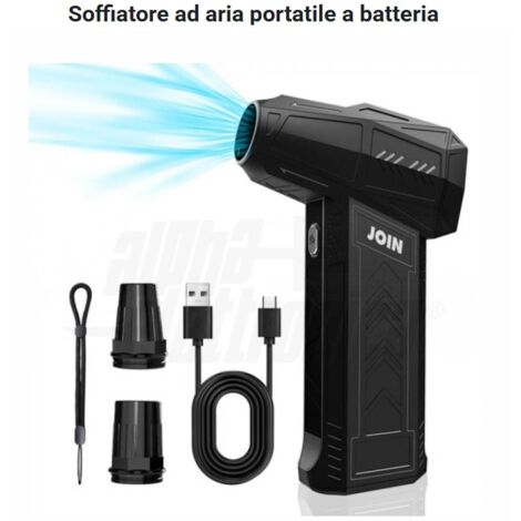 SOFFIATORE PORTATILE A BATTERIA RICARICABILE JOIN TORNADO -PROMO-