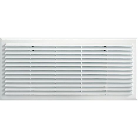 GRIGLIA AEREAZIONE MM 500X227 PLASTICA BIANCA