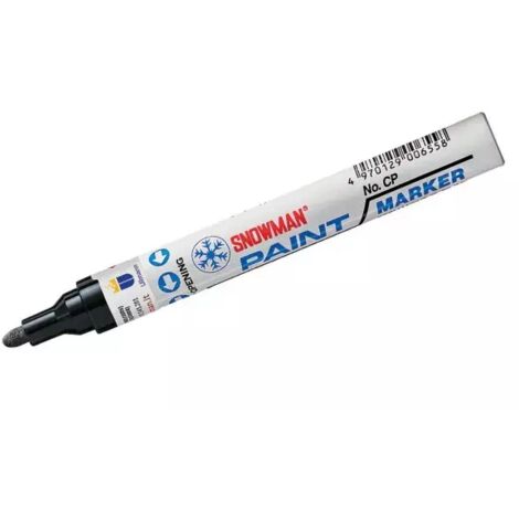 MARCATORE PROFESSIONALE SNOWMAN PAINT MARKER A SMALTO  Colore NERO