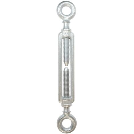 TENDITORE A DUE OCCHI ZINCATO DIAM.VITE 6 mm - DIAM.OCCHIOLO INTERNO 10 mm
