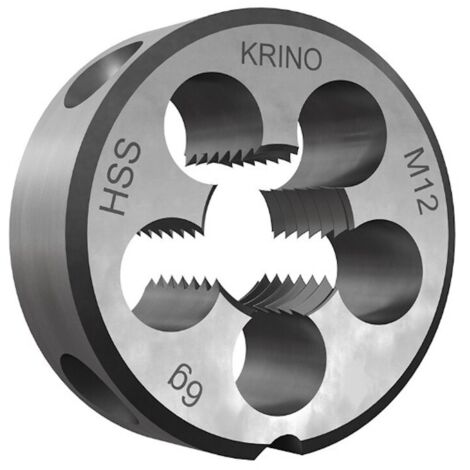FILIERA KRINO al CROMO-VANADIUM FILETTATURA METRICA M10x1,5 mm