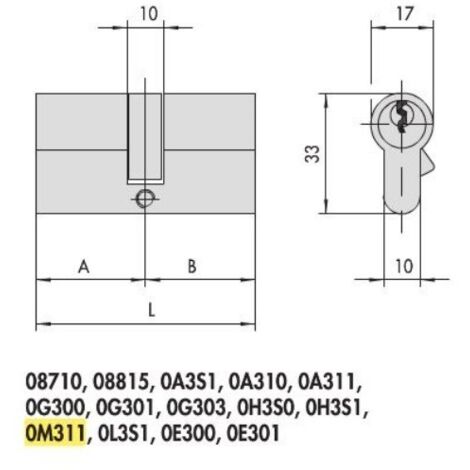 CILINDRO CISA ASTRAL TEKNO iNOVATE CON  TESSERA DI PROPRIETA  MM.120  40-80