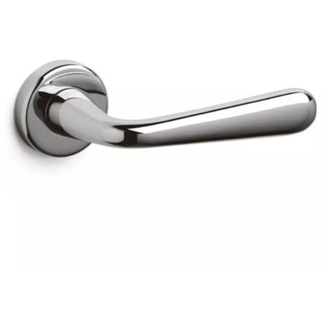 Mezza Maniglia Cromo Satinato Mod- GOCCIA Rosetta Tonda Per Porte Finestre E Cancelli Mano Dx-Sx - Foto 10