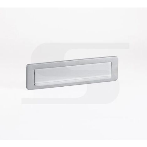 PLACCA IMBUCALETTERE SILMEC S660  CROMO SATINATO MM.275X75  COD.10-660.68
