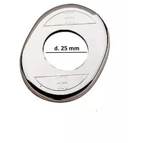 MOSTRINA ESTERNA MOTTURA PER CILINDRO D.25 CROMATA 95.248/25