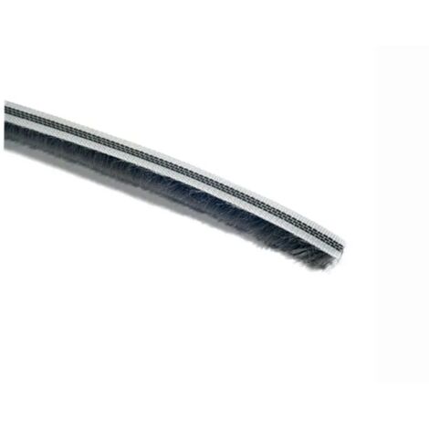 SPAZZOLINO PARAPOLVERE ADESIVO 13 mm GRIGIO (Prezzo al Mt) (1/2)