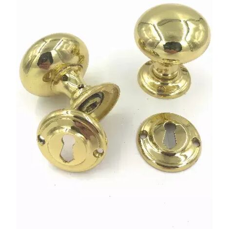 COPPIA POMOLO COTTALI R8 OTTONE LUCIDO  CT11092OLV