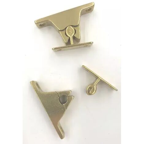PINZA FERMAPORTA COTTALI OTTONE LUCIDO  CT60001