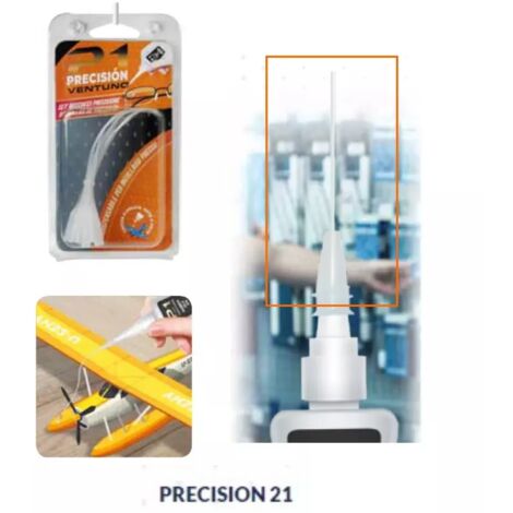 21 PRECISION SET 10 BECCUCCI DI PRECISIONE PER COLLA 21 CIANOCRILATO OFFERTA