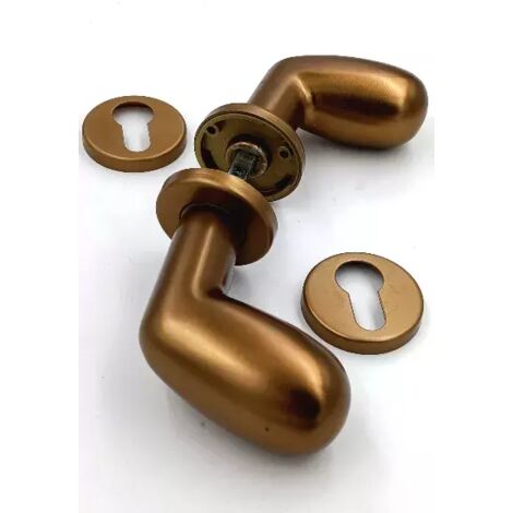 Coppia Pomolo GPB Pigna Alluminio Anodizzato Bronzo Foro Yale (1/4)