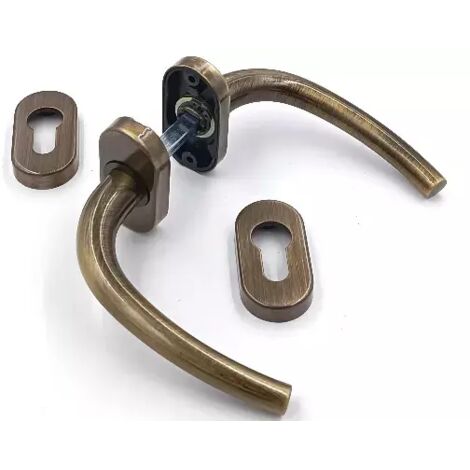 MANIGLIA GPB MILENA ROS/BOC OVALE YALE BRONZATO