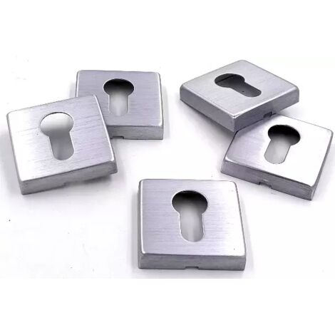 BOCCHETTA GPB QUADRA MM.50X50 YALE CROMO SATINATO