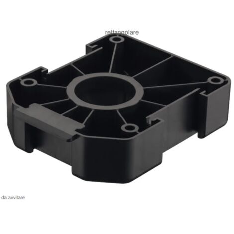 PIASTRA PER MONTAGGIO PIEDINO IN PLASTICA AXILO (1/2)